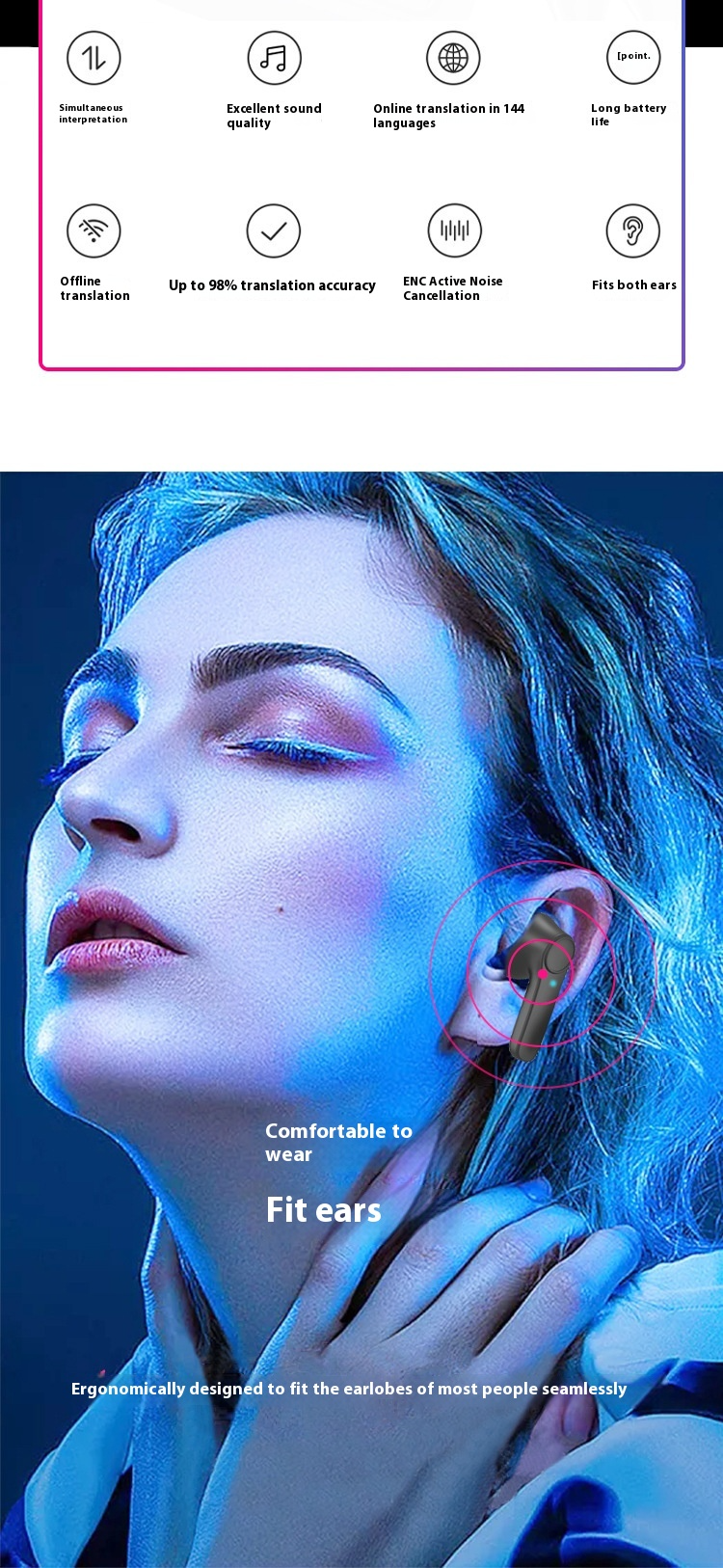 Auriculares Traductores Uni Verse
