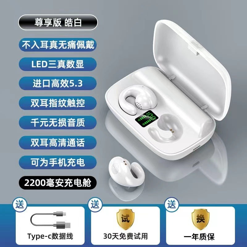 Auriculares S19 de Conducción Ósea Inalámbricos Bluetooth