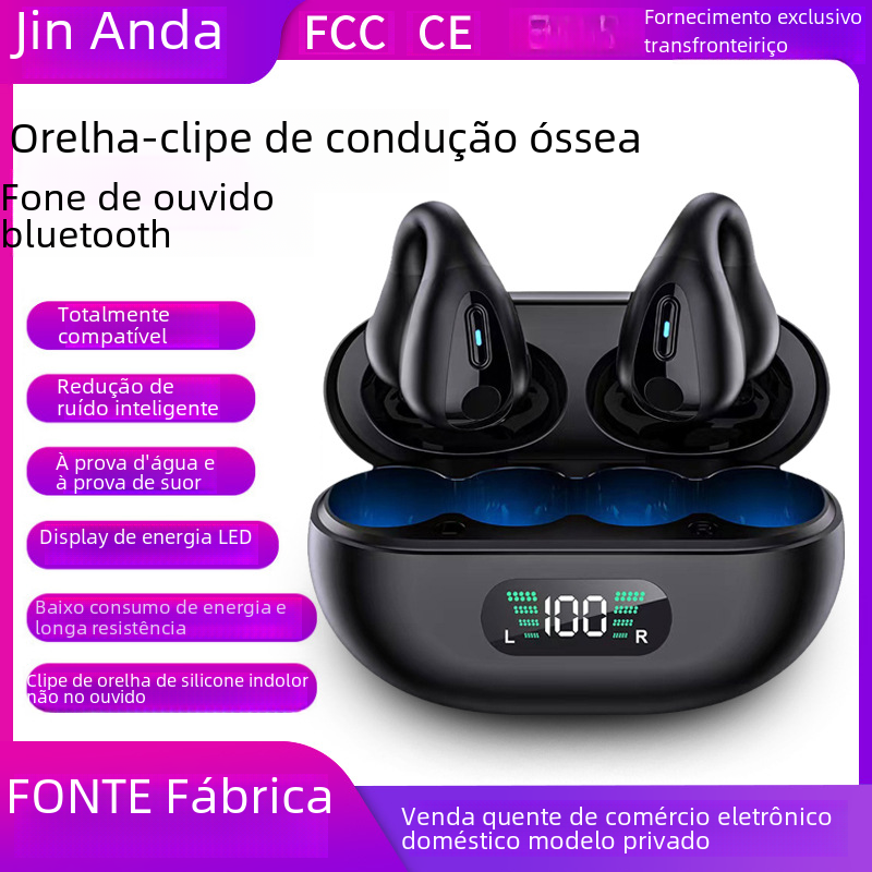 Auriculares Inalámbricos Bluetooth de Conducción Ósea para Deportes